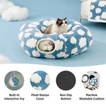 Tunnel Cat Bed - 2-in-1 Zip-Together Play & Nap Solution, Versatile Multi-Pet Furniture