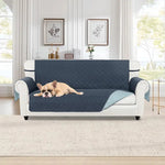 Reversible Quilted Sofa Cover-Pet-Friendly, Living Room Home Decor