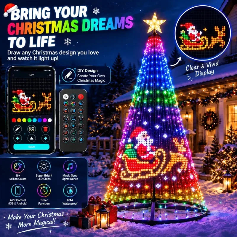 Smart Christmas Tree String Lights