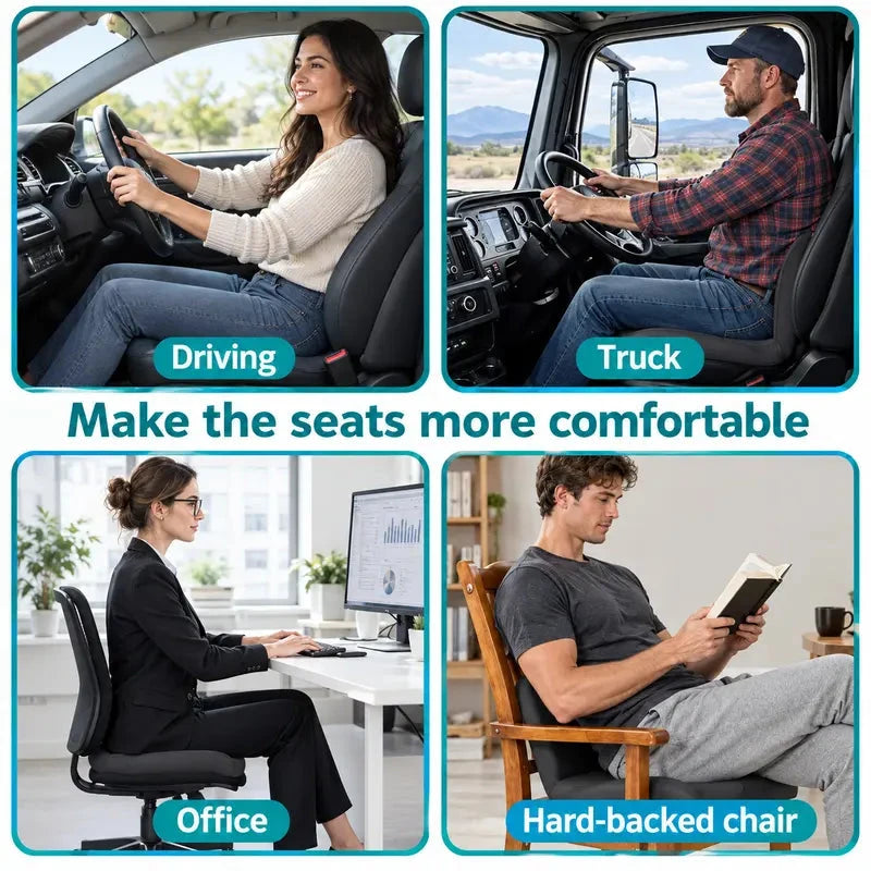 Ergonomic Memory Foam Seat Cushion