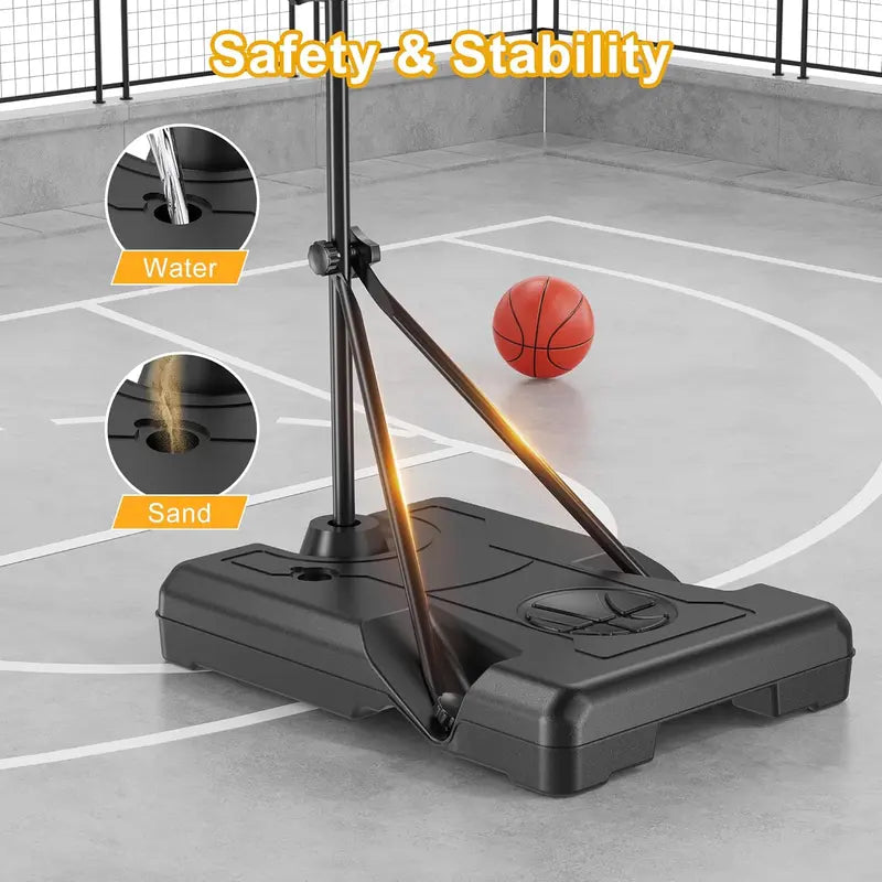 Height-Adjustable Basketball Hoop for Kids (3 ft – 5.8 ft)