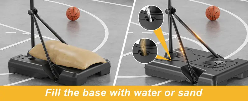 Height-Adjustable Basketball Hoop for Kids (3 ft – 5.8 ft)