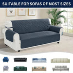 Reversible Quilted Sofa Cover-Pet-Friendly, Living Room Home Decor